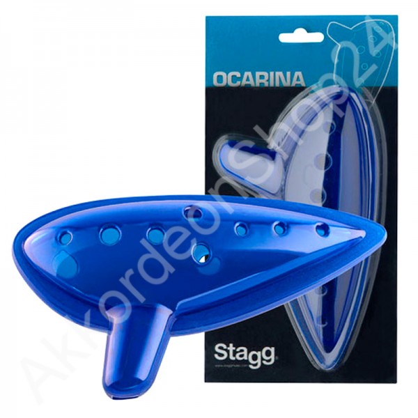 Stagg Plastik Ocarina - blau