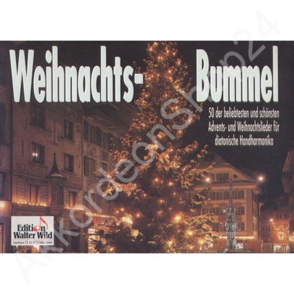 Weihnachtsbummel für diatonische Handharmonika.